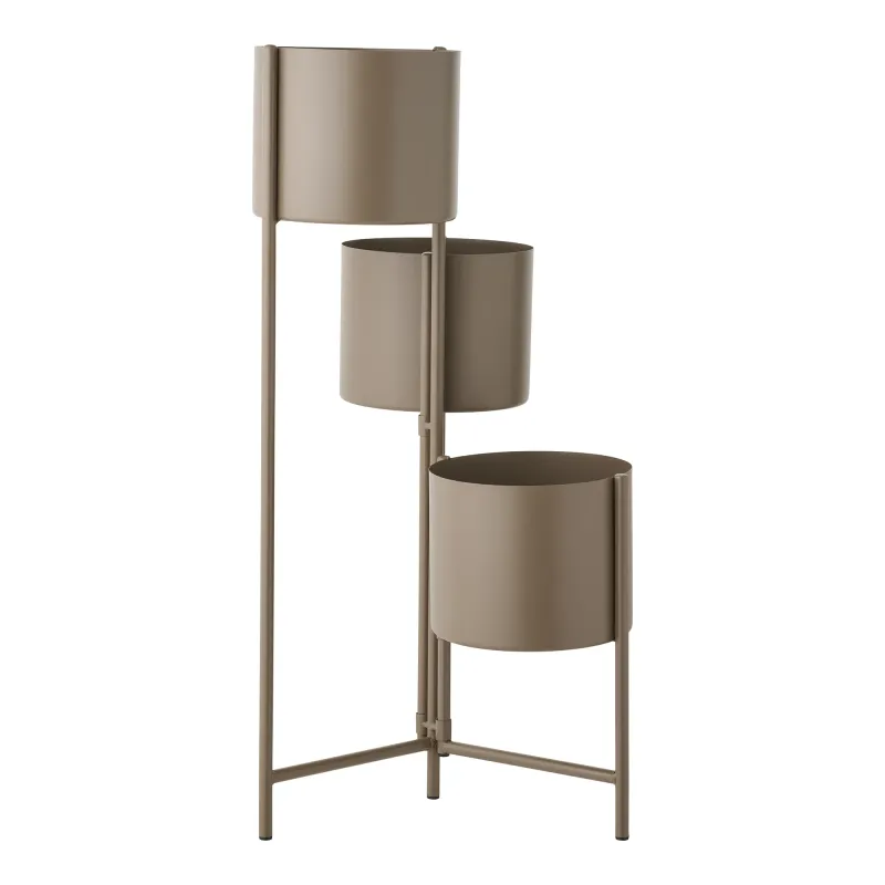 3er Set-Blumentopf, Blumentreppe, Stahl, braun, 22,5x23x75,5cm. 3er Set-Blumentopf, Blumentreppe, Stahl, braun, 22,5x23x75,5cm. Dekorativ für Schweizer Gärten.