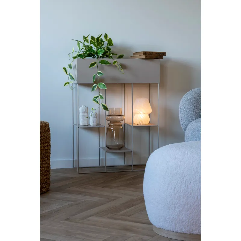 Rabo-Pflanzkasten Blumenkasten Hochbeet Pflanzenregal Stahl Sand 3 Ablagen