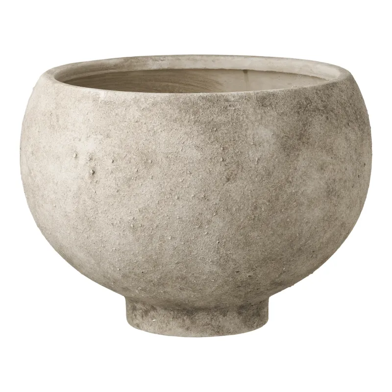Blumentopf Pflanzentopf Keramik Grau Ø26x19,5 cm Blumentopf, Pflanzentopf, Keramik, grau, ø26x19,5cm. Modern für Schweizer Zuhause