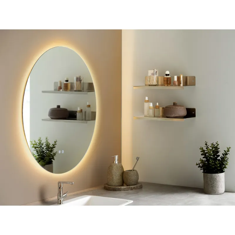 Kiama Spiegel Rund LED Antibeschlag 3 Lichteinstellungen Ø80 cm