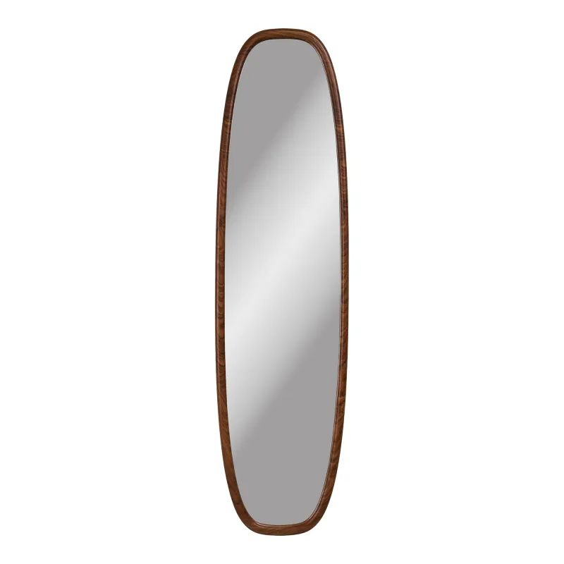 Luxon-Spiegel, Holzoptik, 40x150cm. Modern für Schweizer Zuhause.