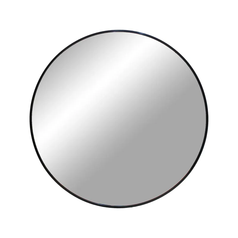 Madrid Mirror, Spiegel rund, Aluminium, schwarz, ø60cm. Modernes für Ihr Schweizer Zuhause.