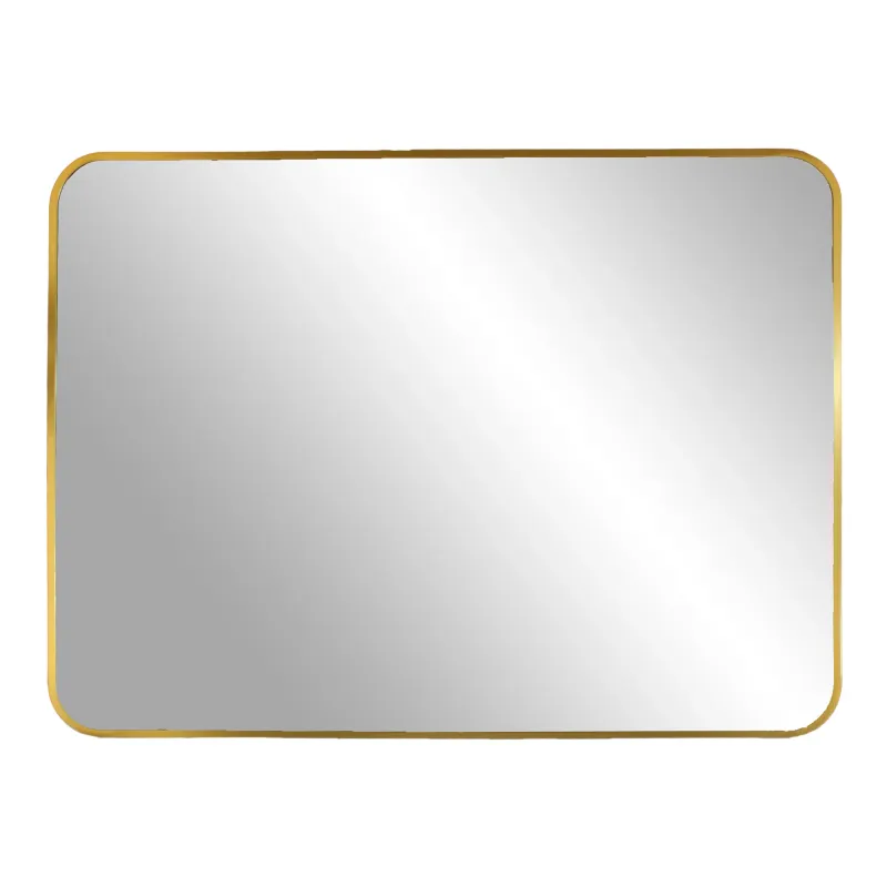 Madrid Mirror Spiegel Aluminium Messingoptik 50x70 cm