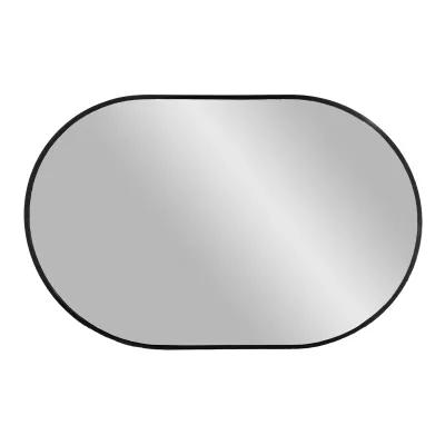 Madrid Mirror Spiegel Aluminium Schwarz 50x80 cm