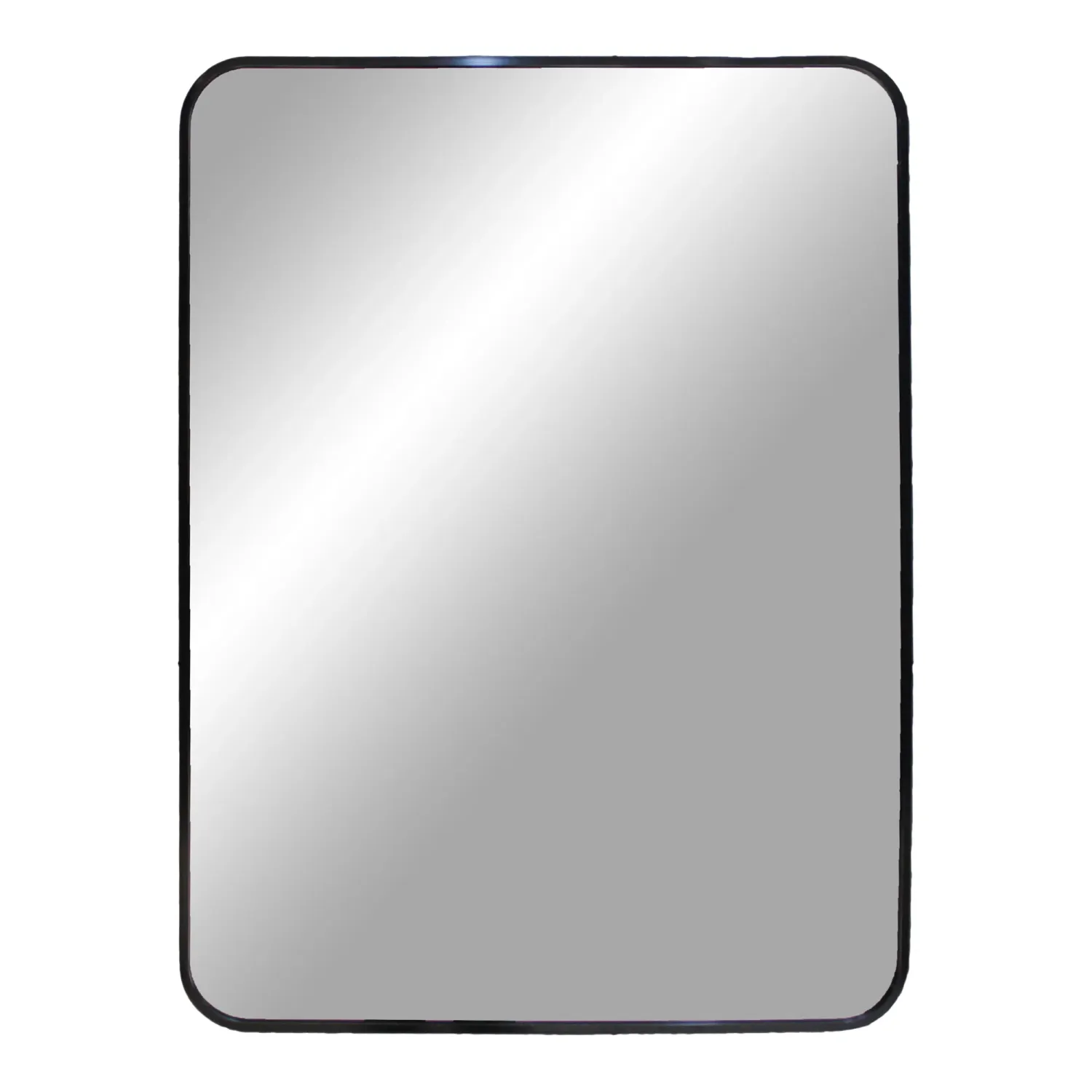 Madrid Mirror Spiegel Aluminium Schwarz 50x70 cm Madrid Mirror, Spiegel, Aluminium, schwarz, 50x70cm. Modern für Schweizer Zuhause.