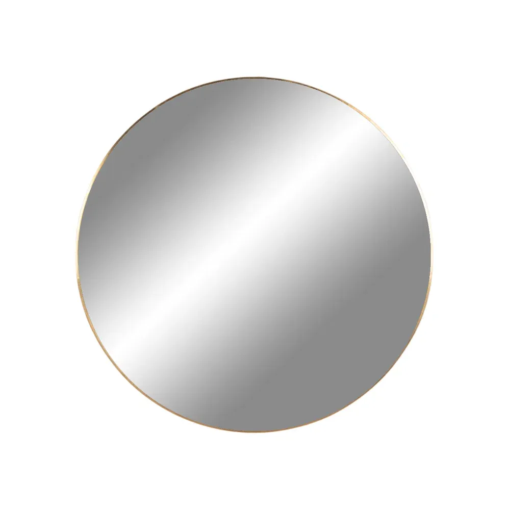 Jersey Mirror Spiegel Stahl Messingoptik Ø60 cm Jersey Mirror, Spiegel, Stahl, Messingoptik, ø60cm. Modern für Schweizer Zuhause.