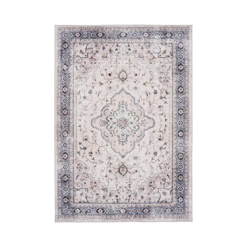 Havana-Teppich Cremeweiss/Beige/Staubblau 160x230 cm Havana-Teppich, cremeweiss/beige/staubblau, 160x230cm. Stilvoll für Schweizer Wohnträume.