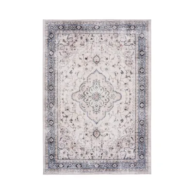 Havana-Teppich Cremeweiss/Beige/Staubblau 160x230 cm Havana-Teppich, cremeweiss/beige/staubblau, 160x230cm. Stilvoll für Schweizer Wohnträume.