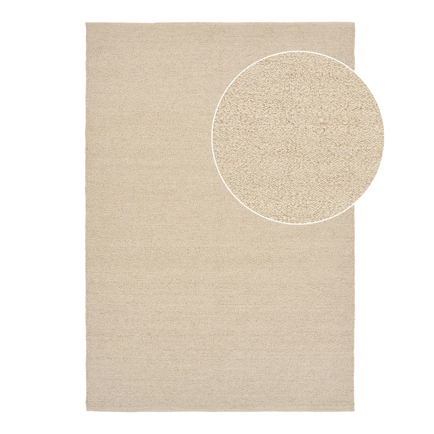 Bela Rug Teppich Handgewebt Beige 200x300 cm Bela Rug, Teppich, handgewebt, beige, 200x300cm. Gemütlich für Schweizer Wohnräume.