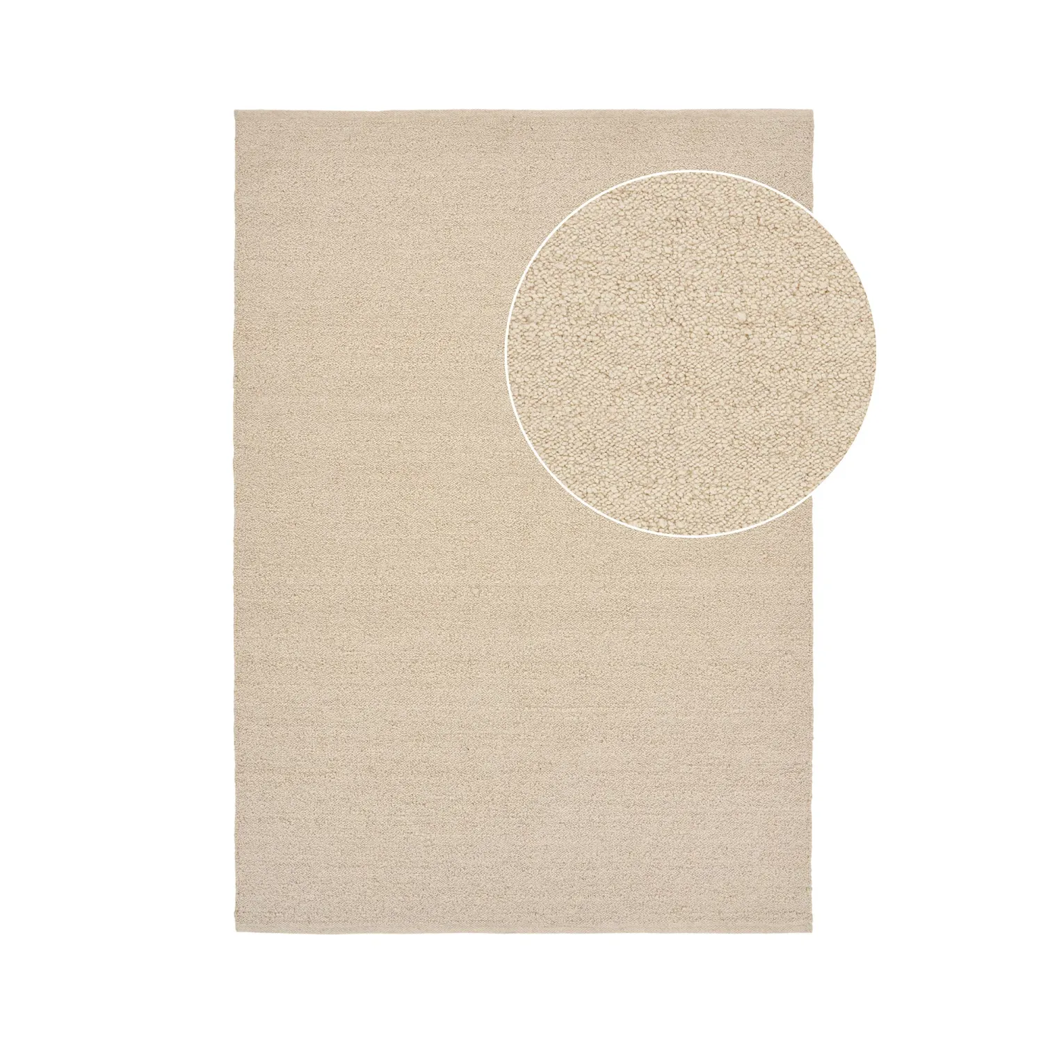 Bela Rug Teppich Handgewebt Beige 160x230 cm Bela Rug, Teppich, handgewebt, beige, 160x230cm. Gemütlich für Schweizer Wohnräume
