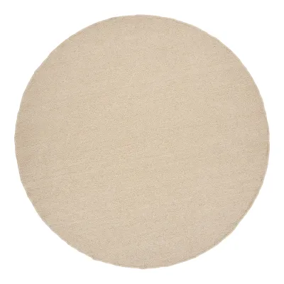 Bela Rug Teppich Rund Handgewebt Beige Ø240 cm Bela Rug, Teppich, handgewebt, beige, ø240cm. Gemütlich für Schweizer Wohnräume.