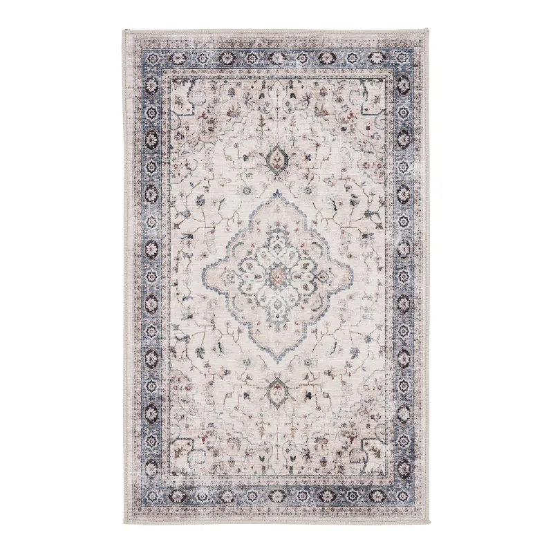 Fussmatte, Läufer, Teppich Havanna Cremeweiss/Beige/Staubblau 50x80 cm Fussmatte Havanna, cremeweiss/beige/staubblau, 50x80cm. Stilvoll für Schweizer Eingangsbereiche.