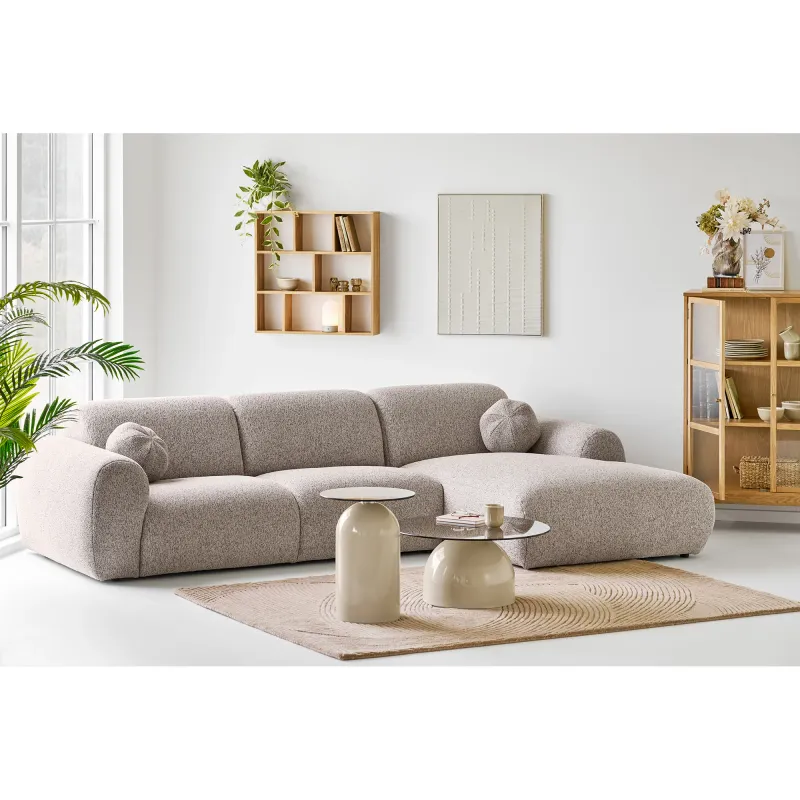 Pune Rug Handgetufteter Teppich Braun 160x230 cm