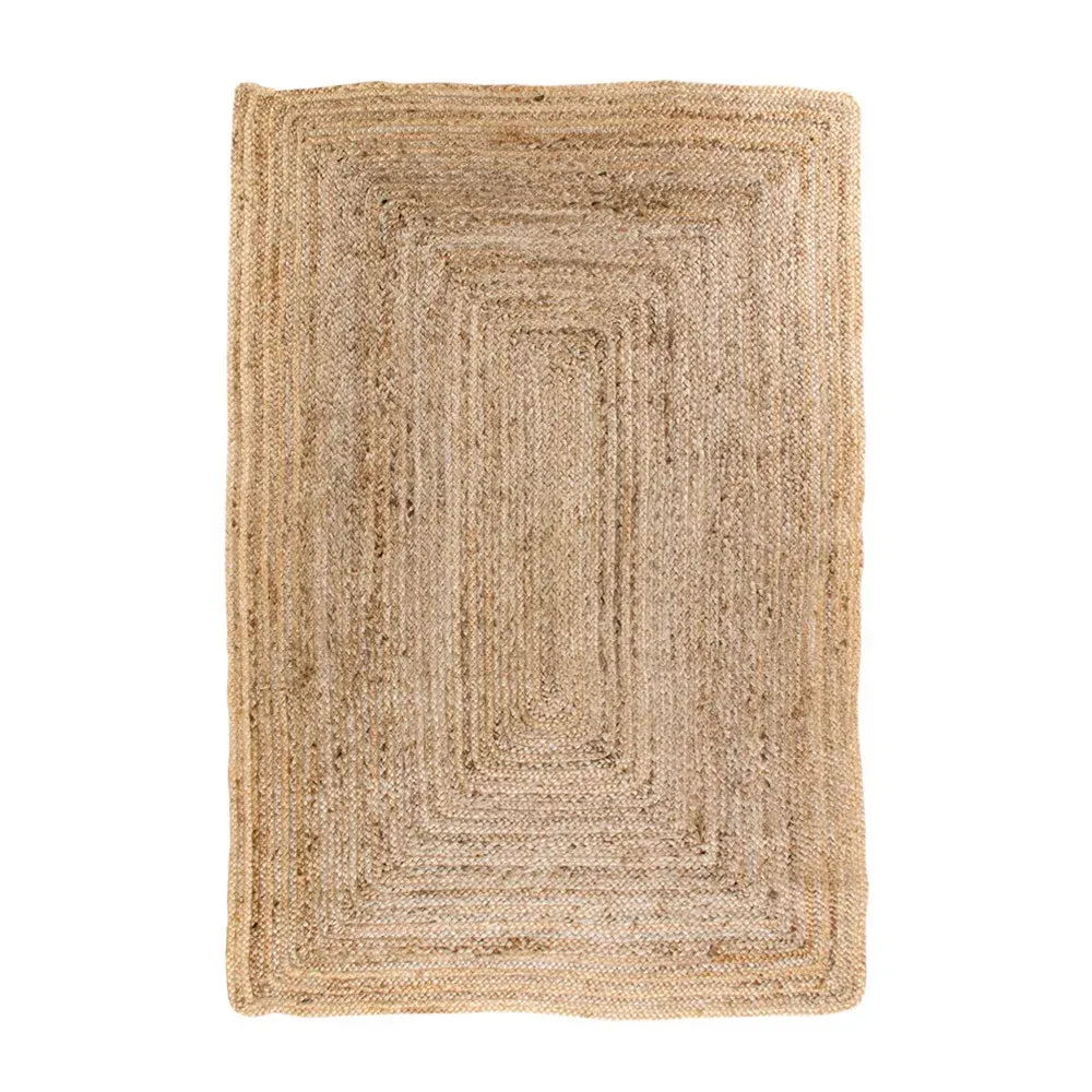 Bombay-Teppich Geflochtene Jute Natur 120x180 cm Bombay-Teppich, geflochtene Jute, natur, 120x180cm. Natürlicher Charme für Schweizer Wohnräume.