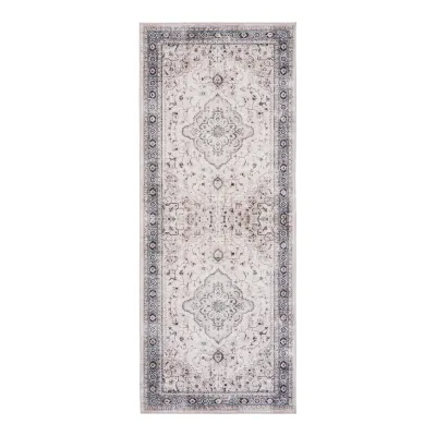 Flurläufer, Teppich Havanna Cremeweiss/Beige/Staubblau 80x200 cm Flurläufer Havanna, cremeweiss/beige/staubblau, 80x200cm. Stilvoll für Schweizer Flure.