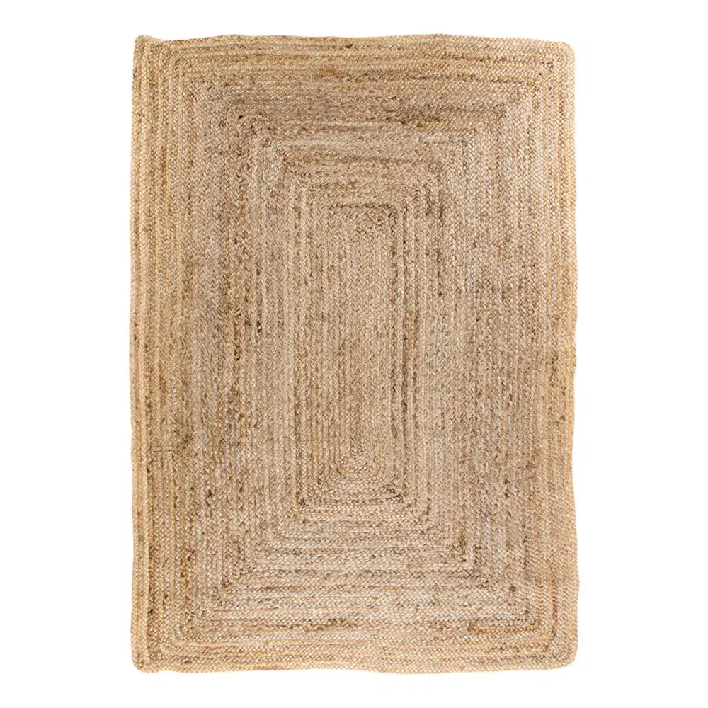 Bombay-Teppich Geflochtene Jute Natur 180x240 cm Bombay-Teppich, geflochtene Jute, natur, 180x240cm. Natürlicher Charme für Schweizer Wohnräume.