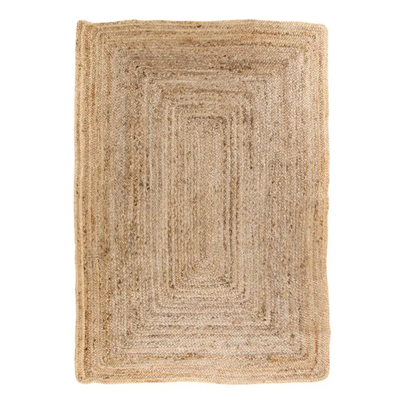 Bombay-Teppich Geflochtene Jute Natur 180x240 cm Bombay-Teppich, geflochtene Jute, natur, 180x240cm. Natürlicher Charme für Schweizer Wohnräume.