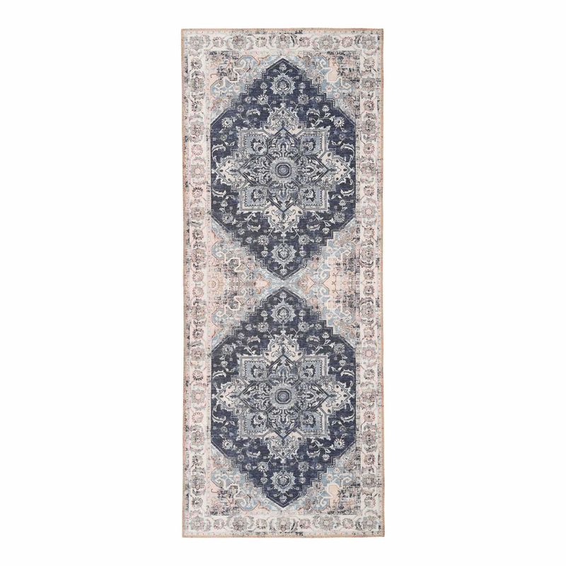 Flurläufer, Teppich Havanna Blau 80x200 cm Flurläufer Havanna, blau, 80x200cm. Stilvoll für Schweizer Flure.