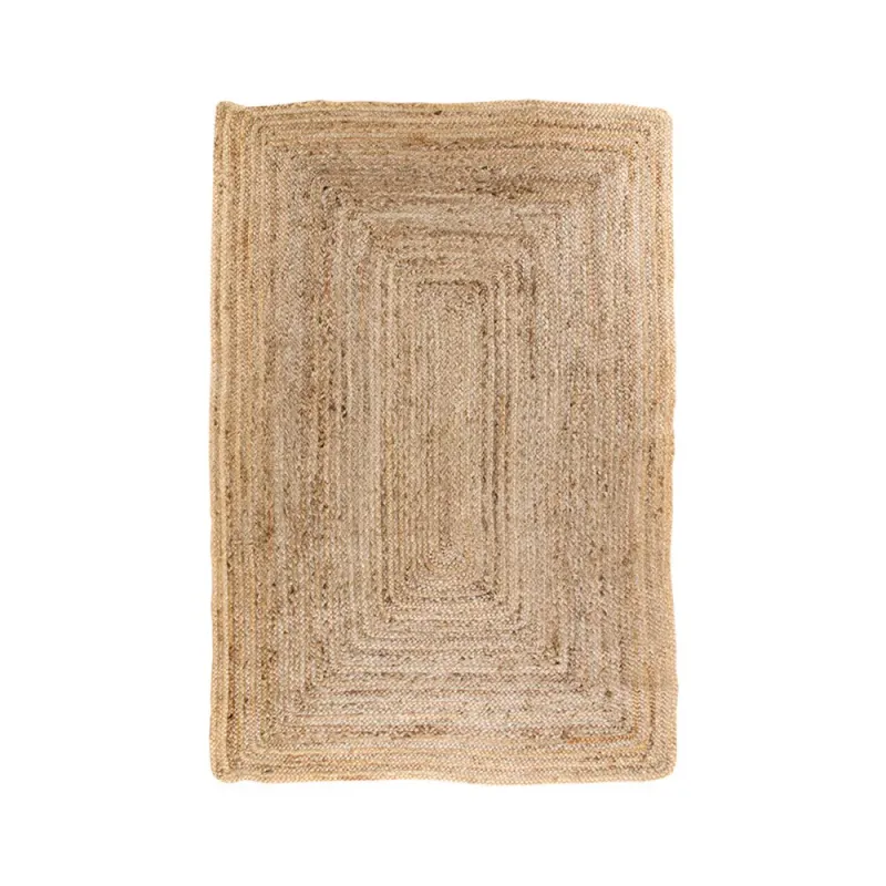 Bombay-Teppich Geflochtene Jute Naturfarben 60x90 cm Bombay-Teppich, geflochtene Jute, naturfarben, 60x90cm. Natürlicher Charme für Schweizer Wohnräume.