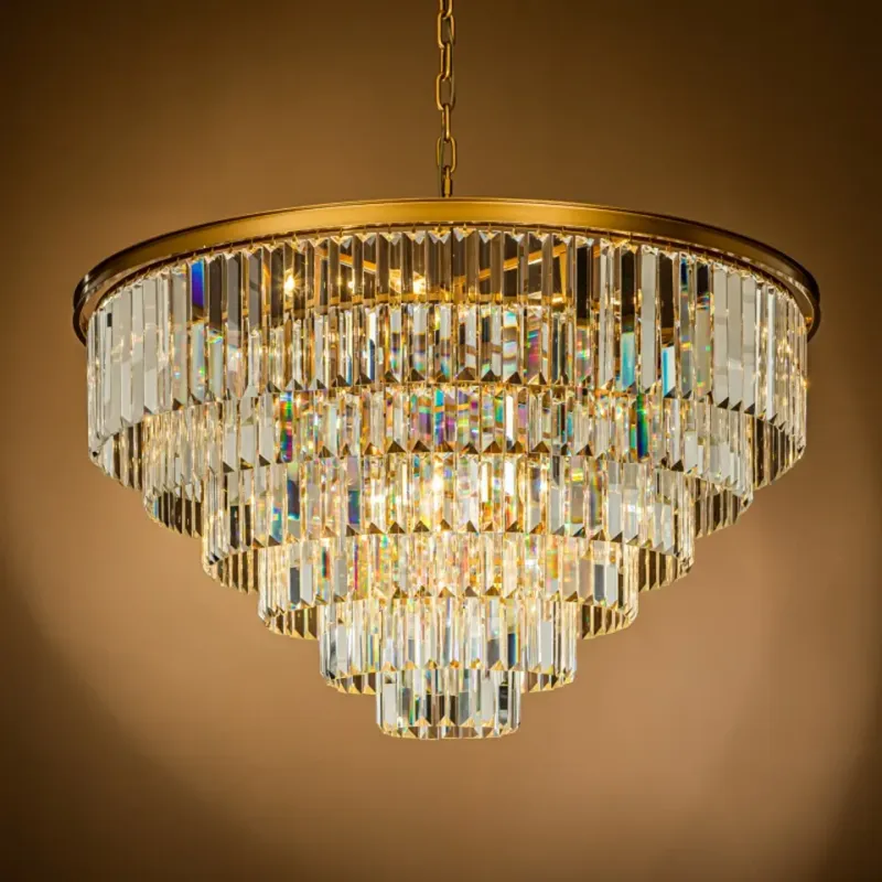 Kronleuchter Hilton Gold 67x112x112 cm