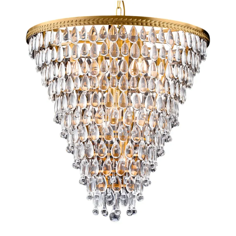 Kronleuchter Kensington Gold 65x61x61 cm Kronleuchter Kensington, Gold, 65x61x61 cm. Glamourös für Schweizer Wohnräume.