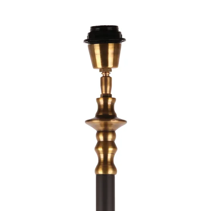 Stehleuchtenfuss Gold Schwarz Aluminium 140 cm