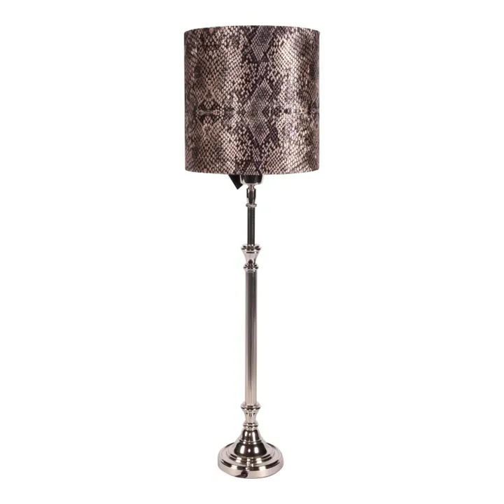 Tischlampenfuss Silber Aluminium 51 cm