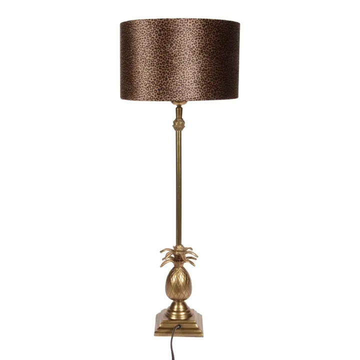 Tischlampenfuss Ananas Gold Aluminium 56 cm