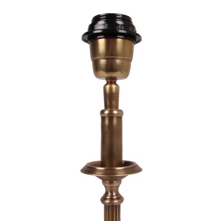 Lampenfuss Messing Gold 33x8.5x8.5 cm Lampenfuss, Messing, gold, 33x8.5x8.5cm. Glanzvoller Lampenfuss für Schweizer Zuhause.