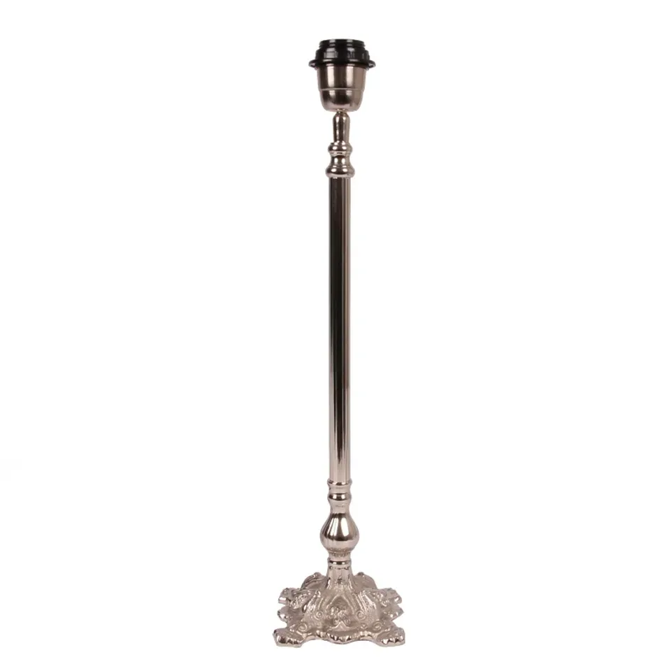 Lampenfuss Messing Silber 51.5x12x12 cm Lampenfuss, Messing, silber, 51.5x12x12cm. Eleganter Lampenfuss für Schweizer Zuhause.