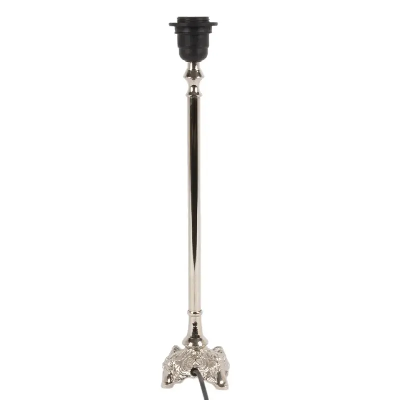 Lampenfuss Messing Silber 43.5x8x8 cm Lampenfuss, Messing, silber, 43.5x8x8cm. Eleganter Lampenfuss für Schweizer Zuhause.