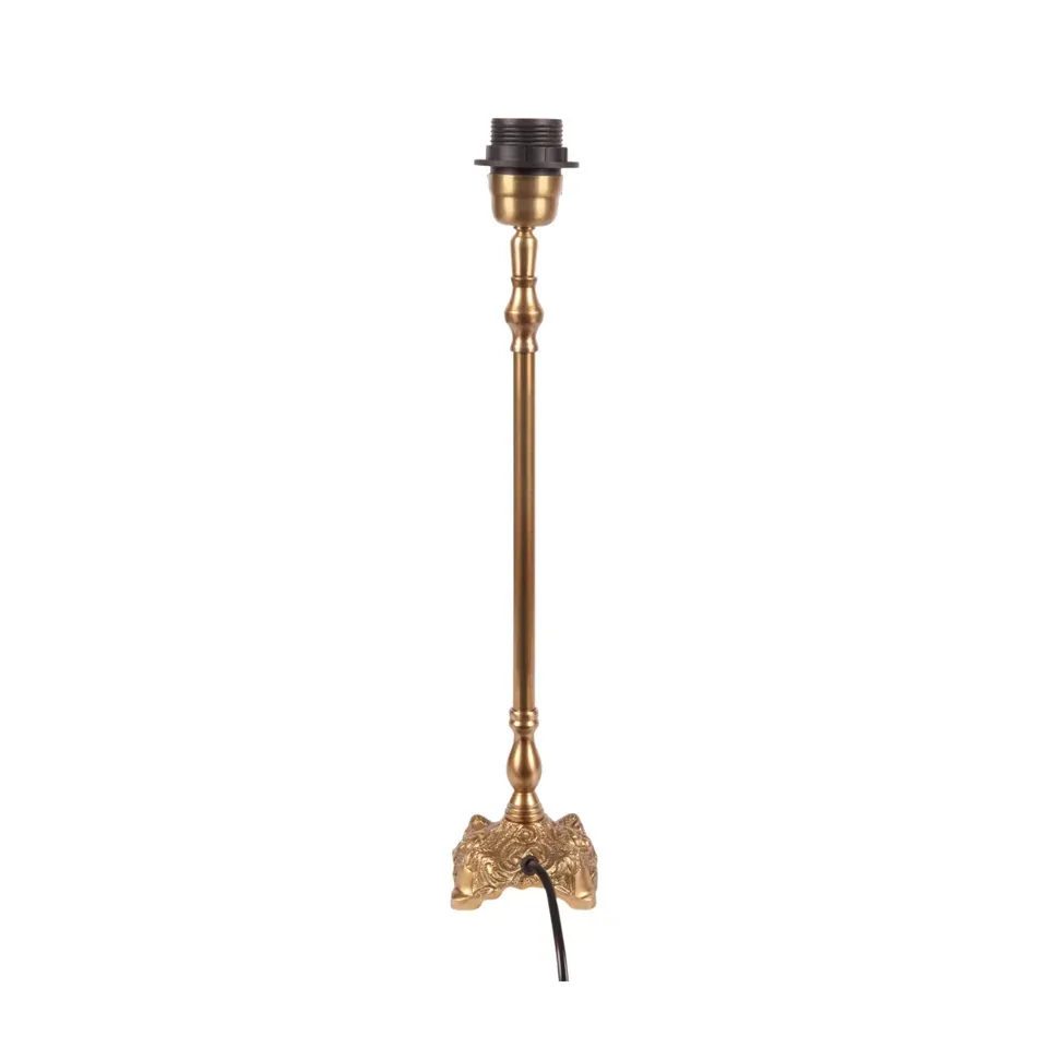 Lampensockel Messing Gold 43.5x8x8 cm Lampensockel, Messing, gold, 43.5x8x8cm. Glamouröser Lampensockel für Schweizer Zuhause.