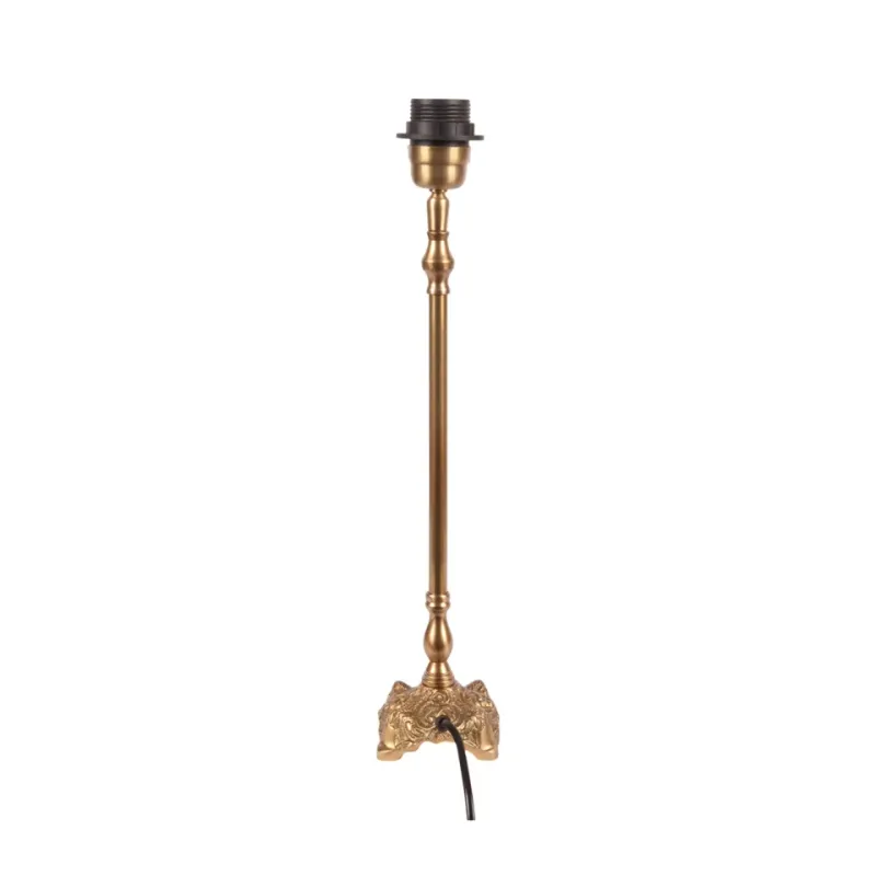 Lampensockel Messing Gold 43.5x8x8 cm Lampensockel, Messing, gold, 43.5x8x8cm. Glamouröser Lampensockel für Schweizer Zuhause.