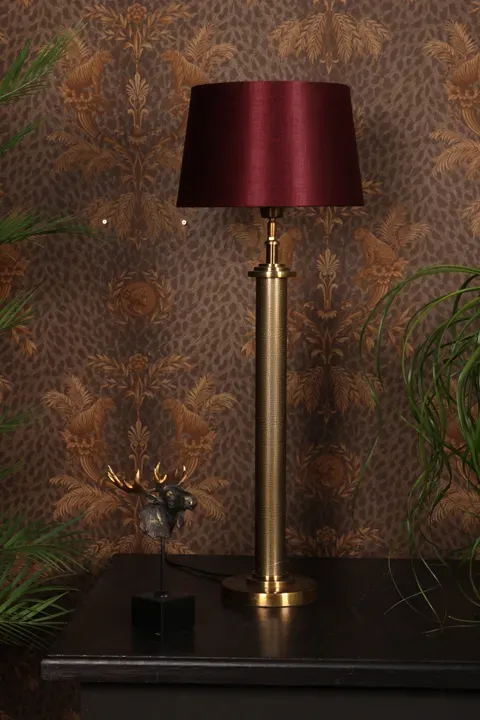 Tischlampenfuss Gold Aluminium 67x16x16 cm