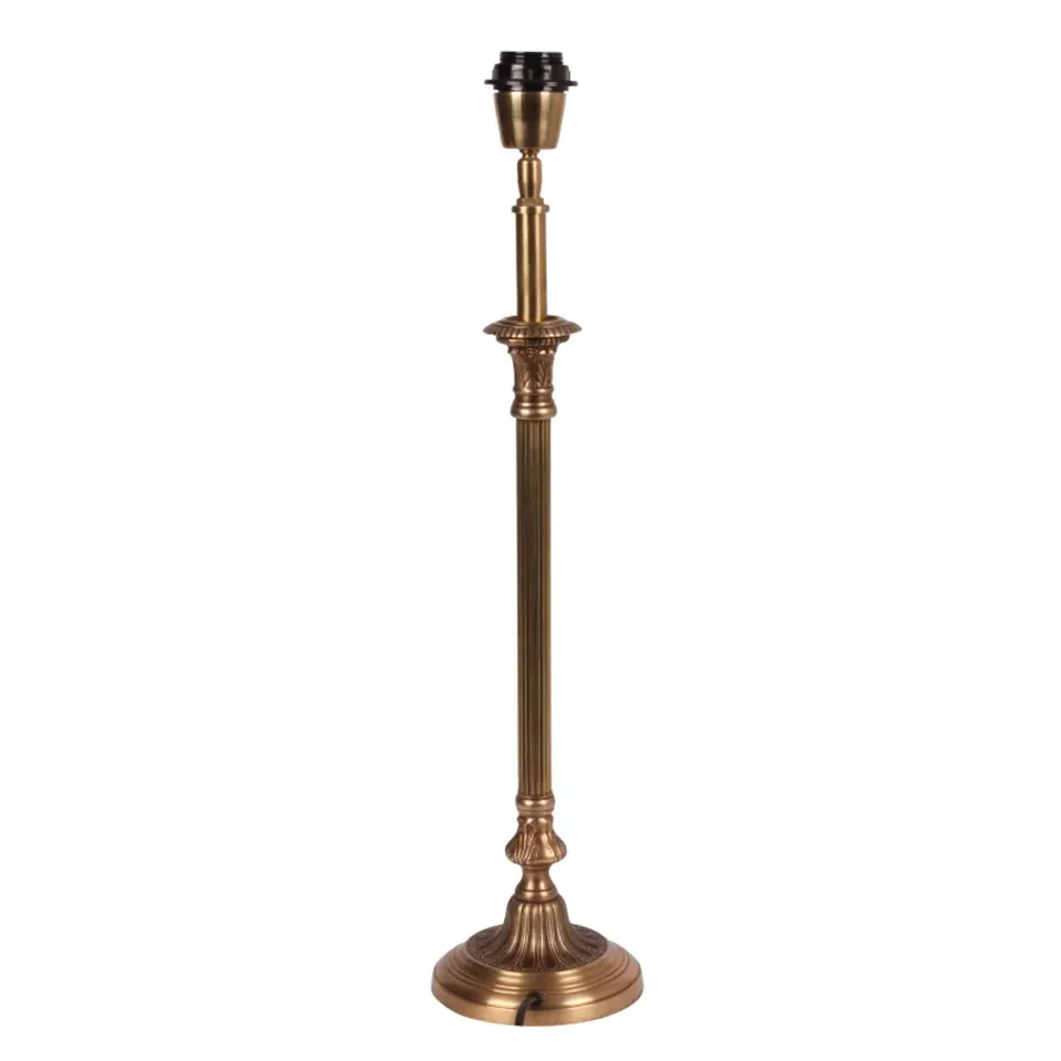 Tischlampenfuss Gold Aluminium 60x14x14 cm Tischlampenfuss, Aluminium, gold, 60x14x14cm. Glamouröser Tischlampenfuss für Schweizer Zuhause.