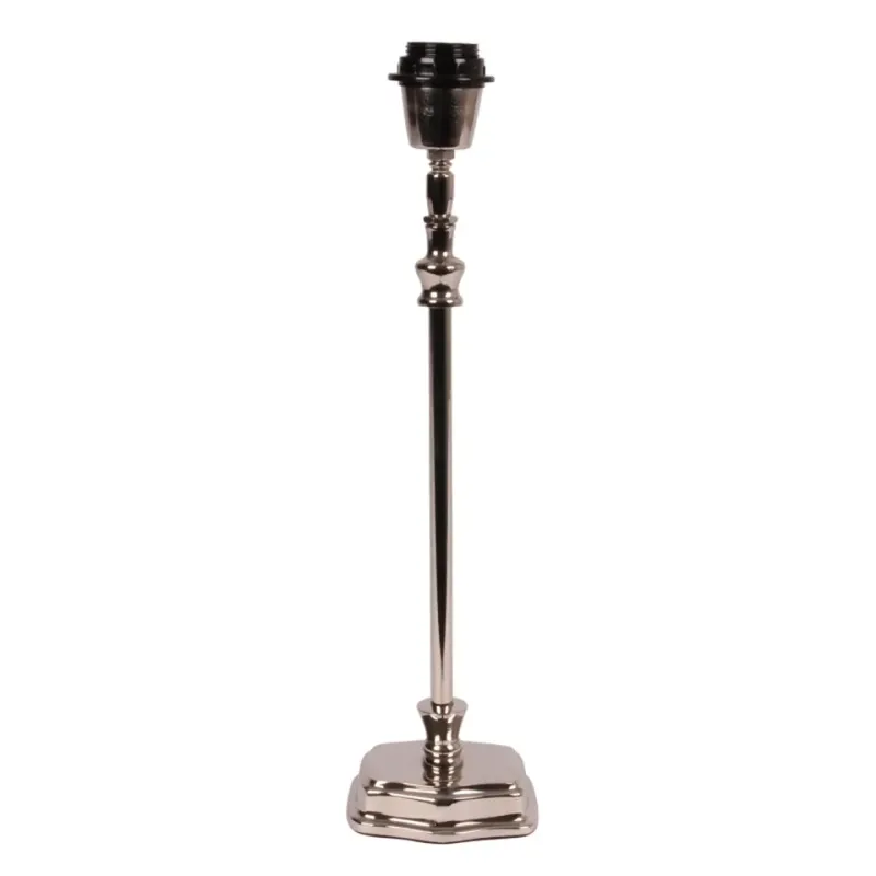 Tischlampenfuss Messing Silber 44x11x9.5 cm Tischlampenfuss, Messing, silber, 44x11x9.5cm. Stilvoller Tischlampenfuss für Schweizer Zuhause.