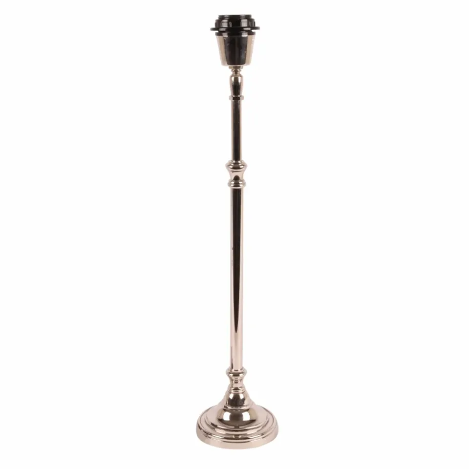 Tischlampenfuss Messing Silber 51x10.5x10.5 cm Tischlampenfuss, Messing, silber, 51x10.5x10.5cm. Eleganter Tischlampenfuss für Schweizer Zuhause.