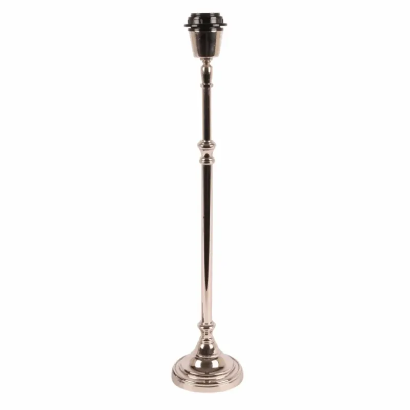 Tischlampenfuss Messing Silber 51x10.5x10.5 cm Tischlampenfuss, Messing, silber, 51x10.5x10.5cm. Eleganter Tischlampenfuss für Schweizer Zuhause.