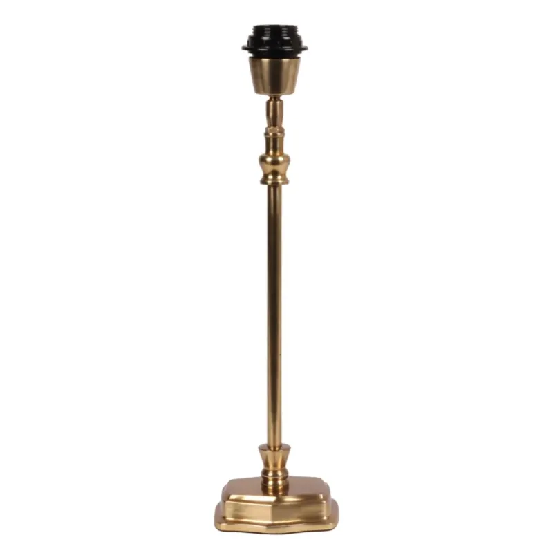 Tischlampenfuss Messing Gold 44x11x9.5 cm Tischlampenfuss, Messing, gold, 44x11x9.5cm. Edler Tischlampenfuss für Schweizer Zuhause.