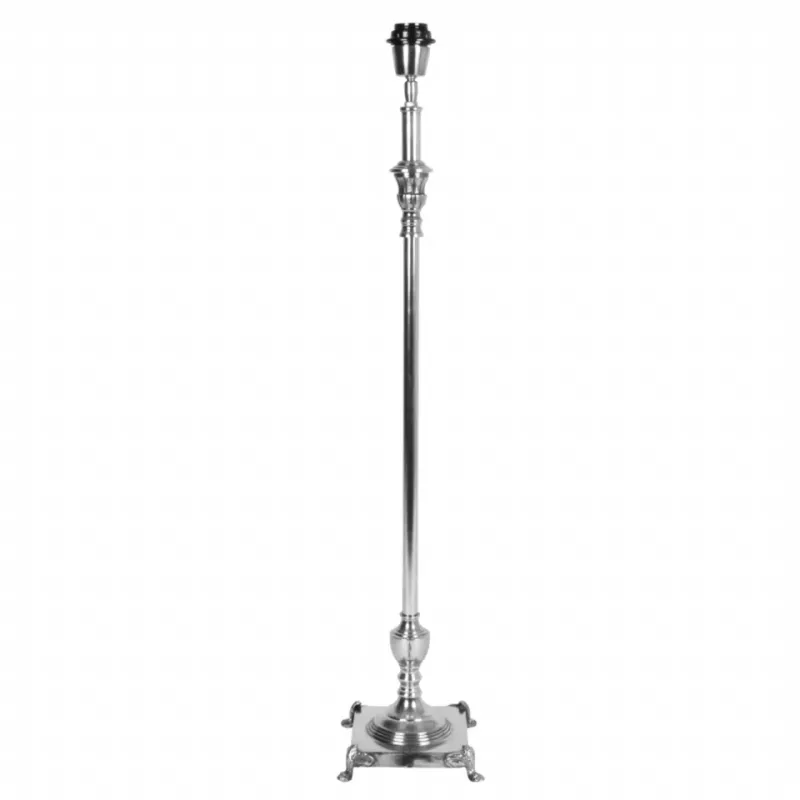 Tischleuchtenfuss Silber Aluminium 87x17x17 cm Tischleuchtenfuss, Aluminium, silber, 87x17x17cm. Imposanter Tischleuchtenfuss für Schweizer Zuhause.