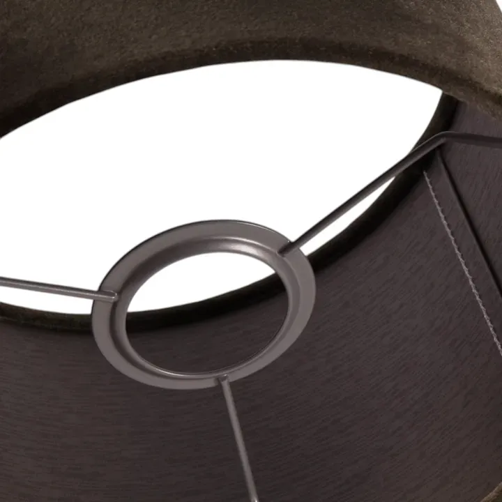Bentley Lampenschirm Zylinder Grün Samt Ø20 cm