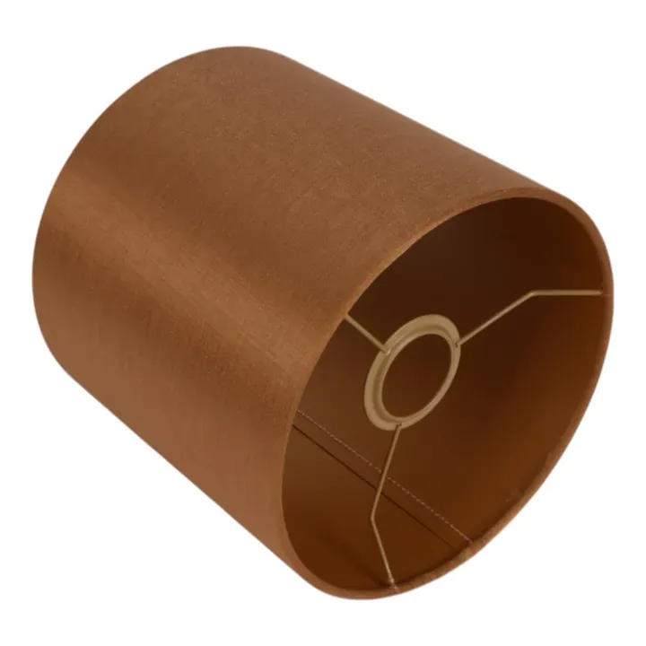 Bentley Lampenschirm Zylinder Gold Stoff Ø20 cm