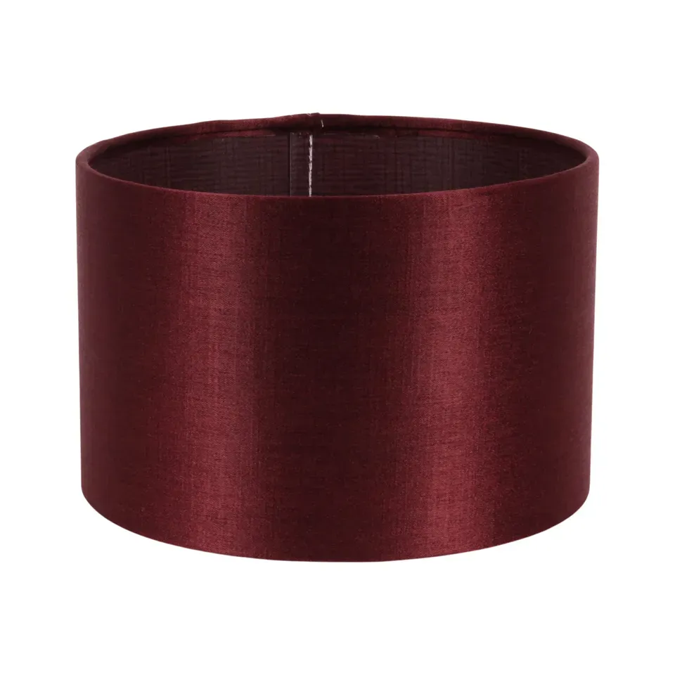 Bentley Lampenschirm Zylinder Weinrot Stoff Ø20 cm Bentley Lampenschirm, zylinderförmiger Stoff, weinrot, ø20cm. Eleganter Zylinder-Lampenschirm für Schweizer Zuhause.