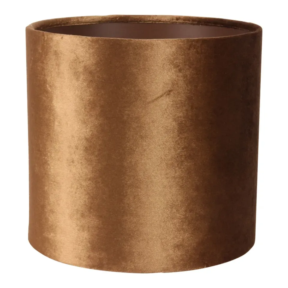 Bentley Lampenschirm Zylinder Gold Samt Ø20 cm Bentley Lampenschirm, Samtstoff, zylinderförmig gold, ø20cm. Eleganter Zylinder-Lampenschirm für Schweizer Zuhause.