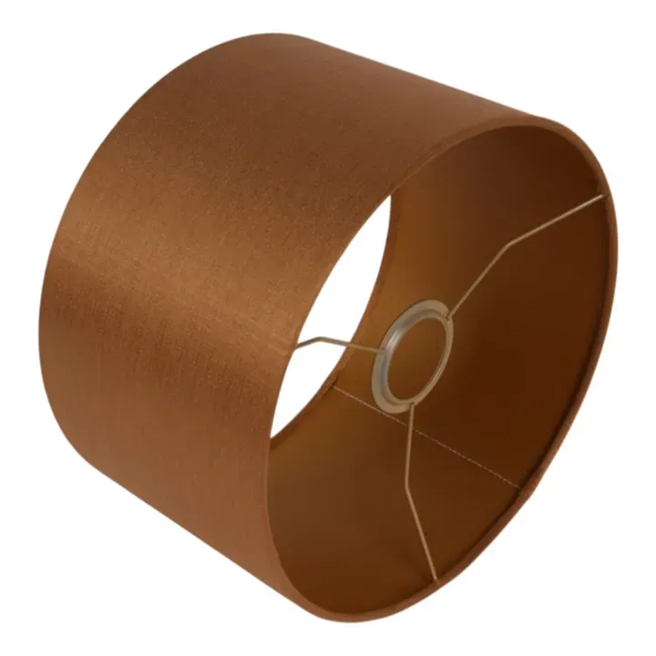 Bentley Lampenschirm Zylinder Gold Stoff Ø25 cm