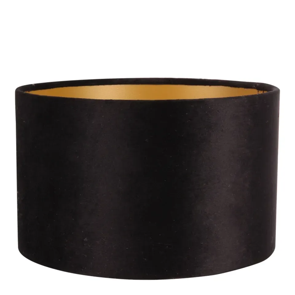 Bentley Lampenschirm Zylinder Schwarz Samt Ø25 cm Bentley Lampenschirm, Samtstoff, zylinderförmig schwarz, ø25cm. Eleganter Zylinder-Lampenschirm für Schweizer Zuhause.