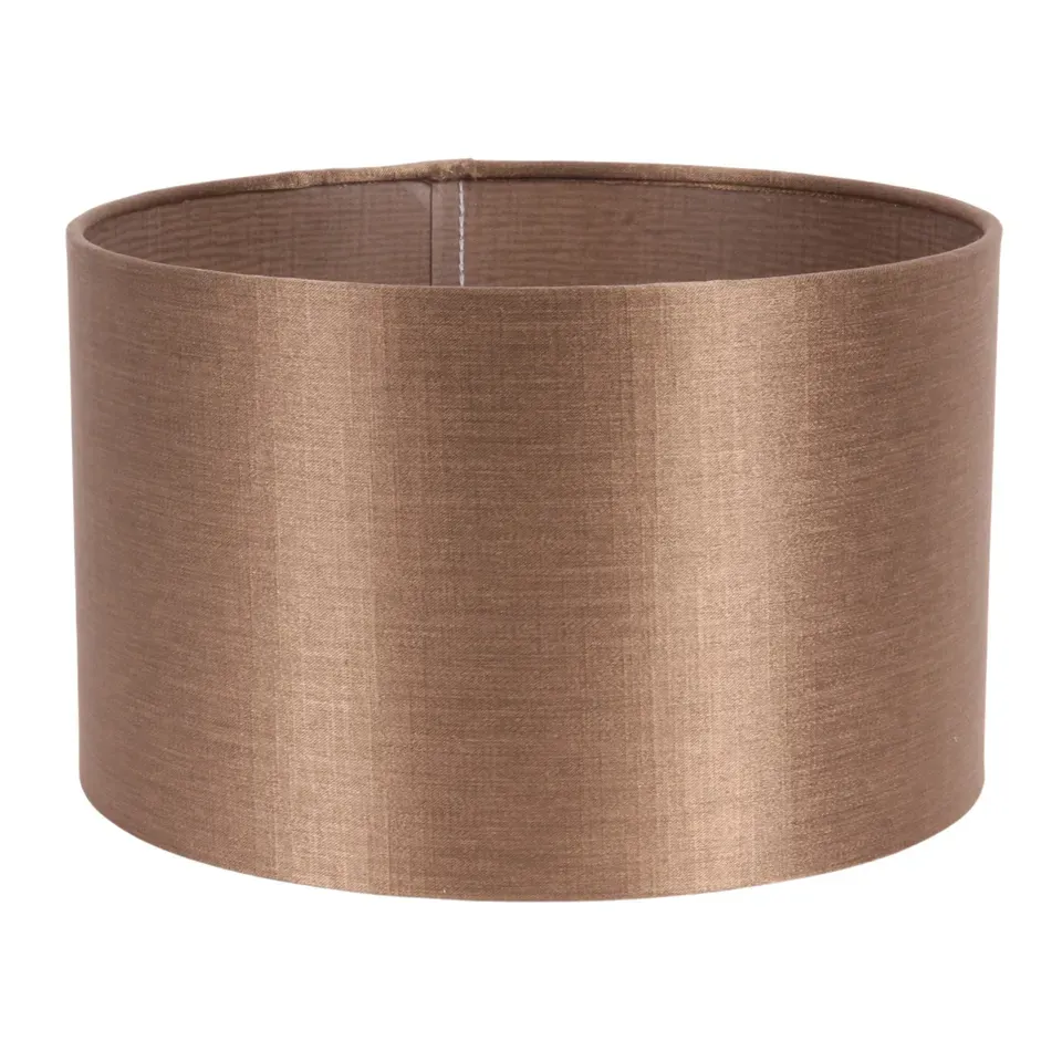 Bentley Lampenschirm Zylinder Creme Bronze Ø25 cm Bentley Lampenschirm, zylinderförmiger Stoff, creme und bronze, ø25cm. Eleganter Zylinder-Lampenschirm für Schweizer Zuhause.