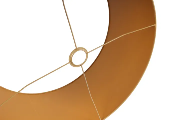Bentley Lampenschirm Krokoprägung Gold Stoff Ø50 cm