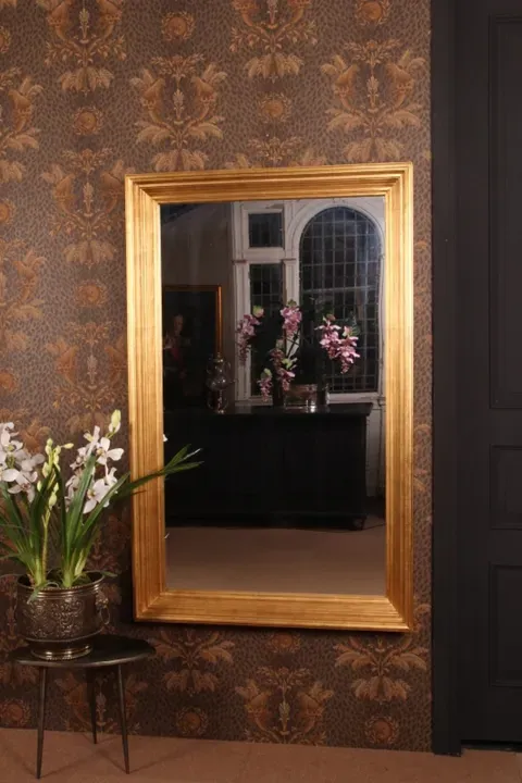 Wandspiegel Barock Holz Gold 100 x 160 cm