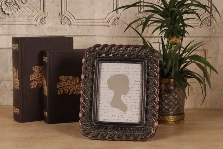 Fotorahmen Braun im Dutch Style Baroque Design